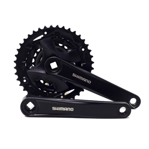 Plato Palanca Shimano FC-MT101 40-30-22 9V 175mm Eje Cuadrado