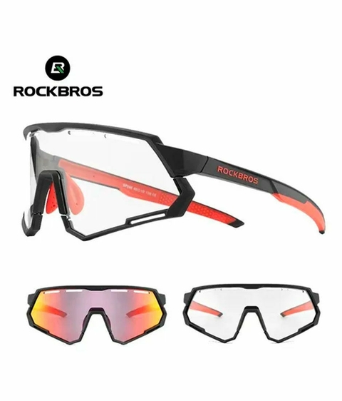 Lentes Rockbros Sp246 2 Lentes (polarizado Y Foto-cromatico)