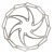 Disco Quaxar Aspen 6T 160mm Plata