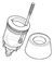 Vasito De Purgado Shimano TL-BR003 Pico Fino - comprar online