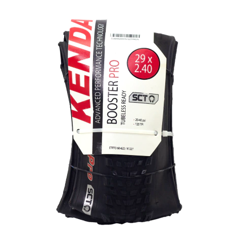 Cubierta Kevlar Kenda booster PRO Rodado 29x2.4 para MTB/XC Tubeless ready color Negro
