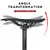 Vela Portasilla Carbono Recta Toseek ZF-One 30,8mm X 400mm Offset 0mm - Bicicleteria Sin Limite 