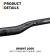 Manubrio XC Fibra De Carbono Toseek Rise ZF-ONE 31.8x760mm - Bicicleteria Sin Limite 