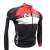 Jersey Manga Larga Sin Límite Team Negro Blanco Rojo