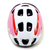 Casco Polisport Guppy Talle XS 46-53cm Blanco Negro Rojo Rosa - tienda online