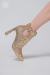 Boot Juliana Glitter Ouro Light