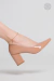 Scarpin Classic bloco (7.5) - NUDE - buy online