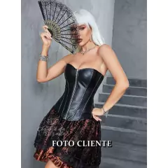 CORSET PRETO ZIPER - comprar online