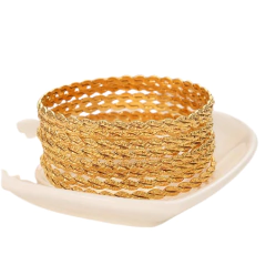 Conjunto Pulseira 24Kq - Atelier Cigana da Estrada