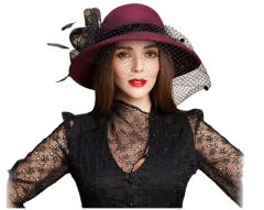 Chapéu Pombagira Com Véu - comprar online