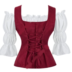 BLUSA COM CORSET VINHO na internet