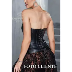 CORSET PRETO ZIPER na internet