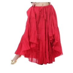 Imagem do Saia Cigana Tribal 16M cores diversas Não Acompanha Cinto