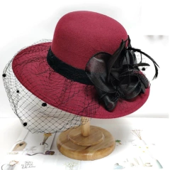 CHAPÉU VINHO VÉU POMBAGIRA