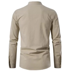 Imagem do Camisa Cigana Kakhi Linho