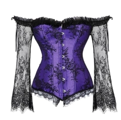 Corset mangas de renda na internet