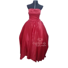 Vestido Pombagira Cetim de Seda Vermelho - online store