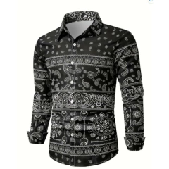 CAMISA CIGANA INDIANA PRETA