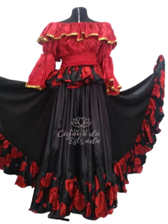Conjunto Cigano Rosa vermelha na internet