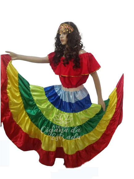 Saia 7 camadas Pronta Entrega