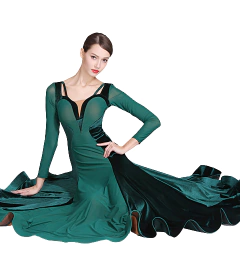 Vestido Flamenco Veludo - loja online