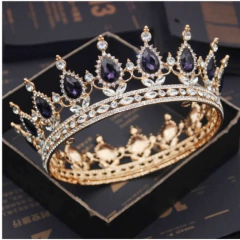 COROA RAINHA DOURADA VARIAS CORES na internet