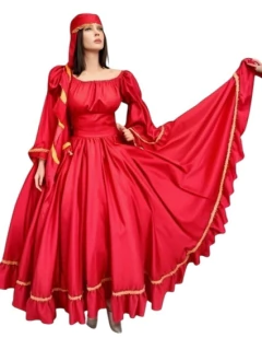 Conjunto Cigana Vermelho - Atelier Cigana da Estrada