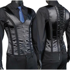 Colete Corset Cigano Masculino Vitoriano