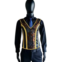 Colete Corset Cigano Masculino Vitoriano
