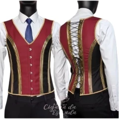 Colete Corset Cigano Masculino Vitoriano - comprar online