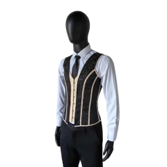Colete Corset Cigano Masculino Vitoriano na internet