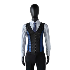 Colete Corset Cigano Masculino Vitoriano