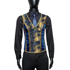 Colete Corset Cigano Masculino Vitoriano