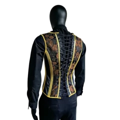Colete Corset Cigano Masculino Vitoriano na internet