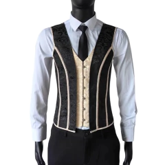 Colete Corset Cigano Masculino Vitoriano