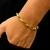 Pulseira Cartie - Fecho gaveta - 6mm - Banhado a ouro 18K - Garantia de 01 ano