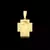 KIT - Corrente Grumet 1.5mm - Pingente Crucifixo Jesus Cristo 3x2cm - Banhado a ouro 18K - Garantia de 01 ano na internet