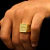 Anel Salmo 91 - Moeda antiga - Banhado a ouro 18K - Garantia eterna na cor - comprar online