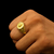 Anel Rosa dos ventos - Moeda antiga - Banhado a ouro 18K - Garantia eterna na cor