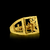 Anel Cruz vazado - Moeda antiga - Banhado a ouro 18K - Garantia eterna na cor - comprar online