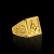 Anel Maçonaria [Três artes] - Moeda antiga - Banhado a ouro 18K - Garantia eterna na cor - comprar online