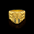 Anel Nossa Senhora [Cravejado] - Moeda antiga - Banhado a ouro 18K - Garantia eterna na cor - Valle ® | N.º 1 em joias banhadas a ouro 18K
