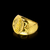Anel Nossa Senhora - Moeda antiga - Banhado a ouro 18K - Garantia eterna na cor - loja online