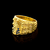 Anel Nossa Senhora [Cravejado] - Moeda antiga - Banhado a ouro 18K - Garantia eterna na cor - loja online