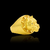 Anel Pitbull 3D - Moeda antiga - Banhado a ouro 18K - Garantia eterna na cor na internet