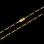 Corrente Cartie - Fecho gaveta - 4mm - Banhado a ouro 18K - 01 ano de garantia
