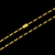 Corrente Cartie - Fecho gaveta - 6mm - Banhado a ouro 18K - 01 ano de garantia