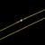 Corrente Elo Baiano - Fecho lagosta - 2mm - Banhado a ouro 18K - Garantia de 01 ano