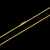 Corrente Elo Baiano - Fecho canhão - 4mm - Banhado a ouro 18K - Garantia de 01 ano