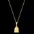 KIT - Corrente Cadeado 1.5mm - Pingente Mãe Rainha 2,5x1,5cm - Banhado a ouro 18K - Garantia de 01 ano - comprar online